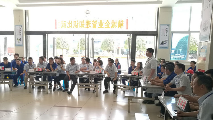 尊龙凯时特瓷乐成举行企业治理知识角逐活动