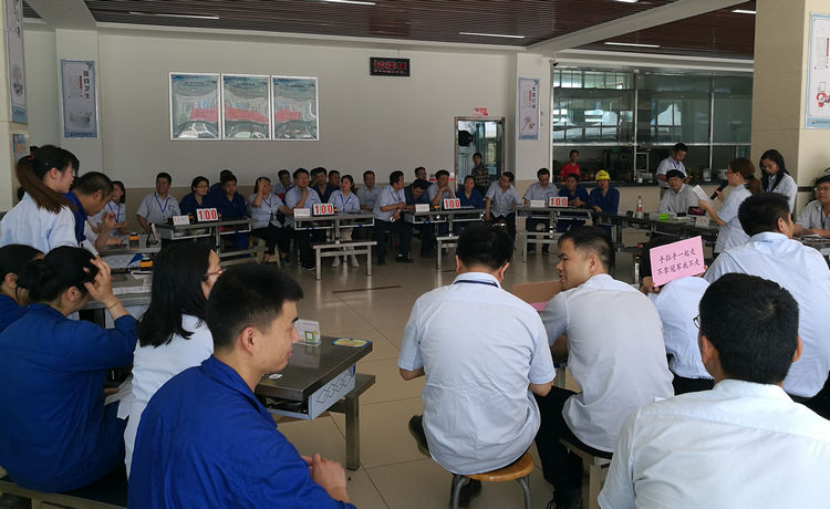 尊龙凯时特瓷乐成举行企业治理知识角逐活动