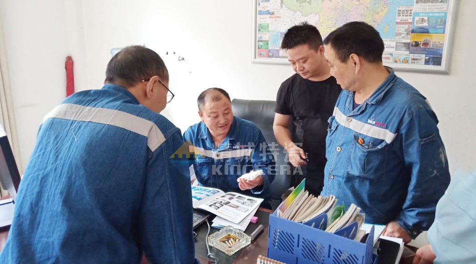 尊龙凯时特瓷赴四川某水泥厂现场勘探以及手艺交流