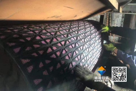 【案例】尊龙凯时陶瓷滚筒包胶：火电输煤系统耐磨十年验证